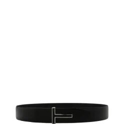 Tom Ford Glad Leren Emaille Gesp T Riem-Heren Riemen