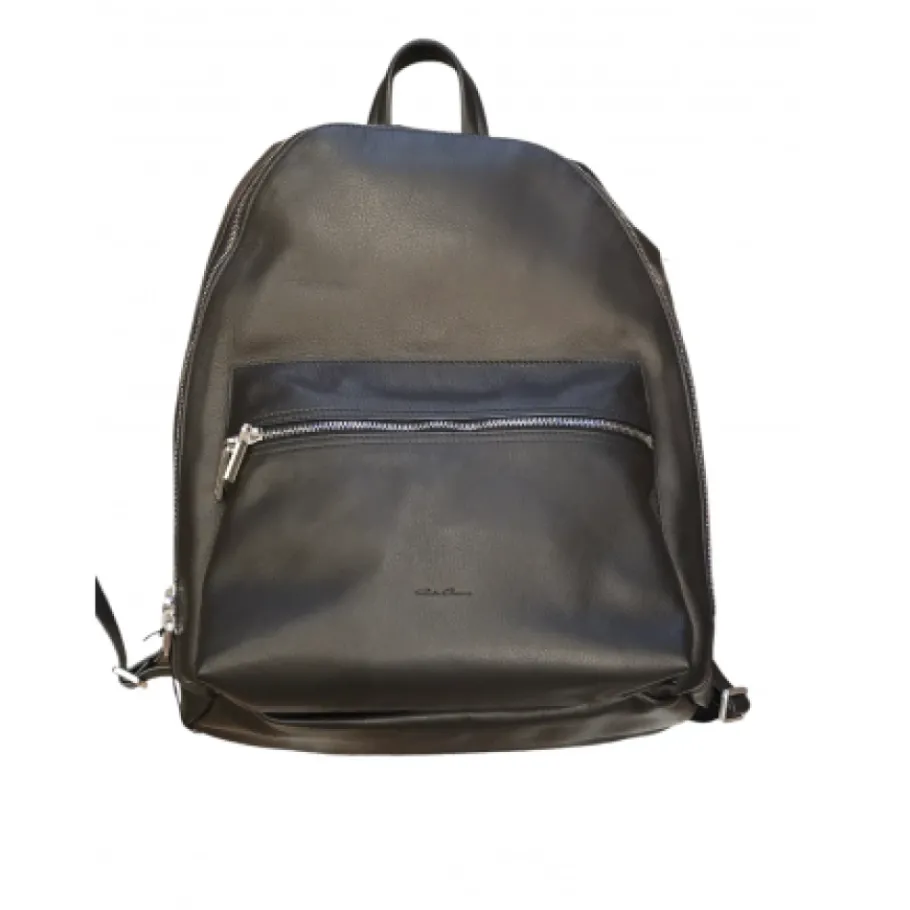 Rick Owens Glad Leren Rugzak met Ritsvakken-Heren Rugzakken|Tassen