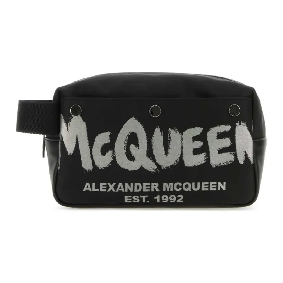 Alexander McQueen Graffiti Beauty Case-Heren Tassen