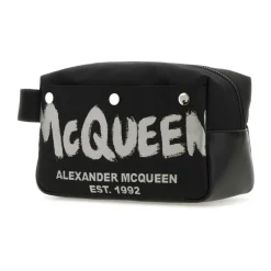 Alexander McQueen Graffiti Beauty Case-Heren Tassen