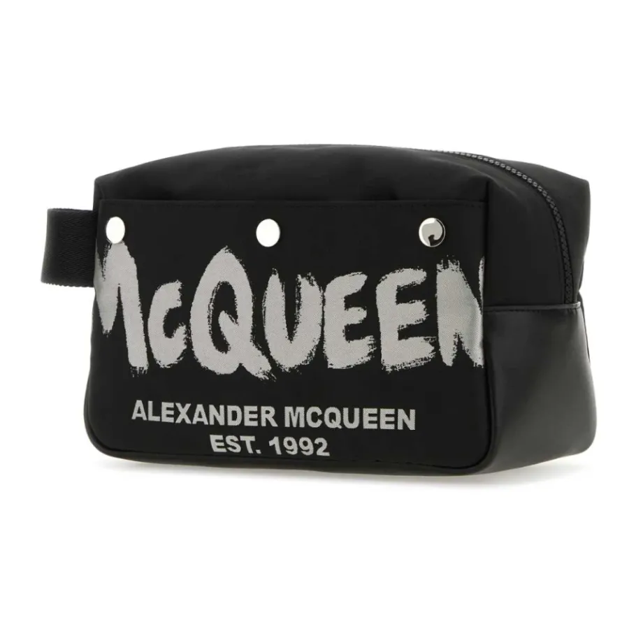 Alexander McQueen Graffiti Beauty Case-Heren Tassen