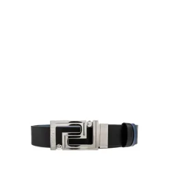 Versace Greca Leren Omkeerbare Riem 3,5 cm-Heren Riemen