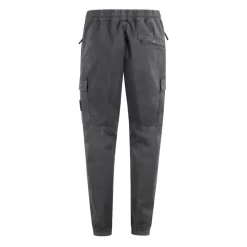 Stone Island Grijze Broek met Verborgen Zakken-Heren Broeken