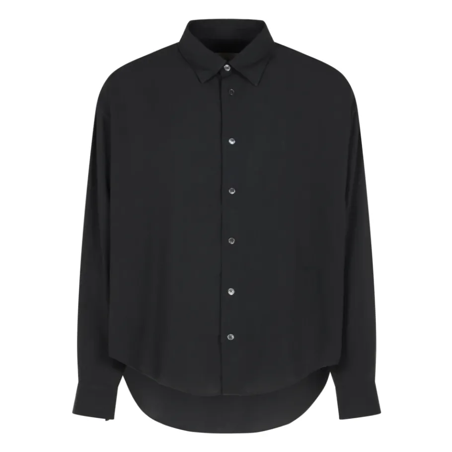 Ami Paris Grijze Chemise Shirt voor Mannen-Heren Overhemden