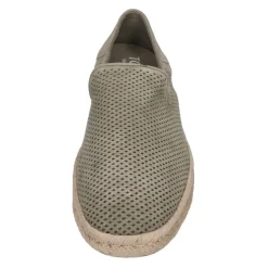 TOMS Grijze Diamant Geperforeerde Suède Instapper-Heren Espadrilles