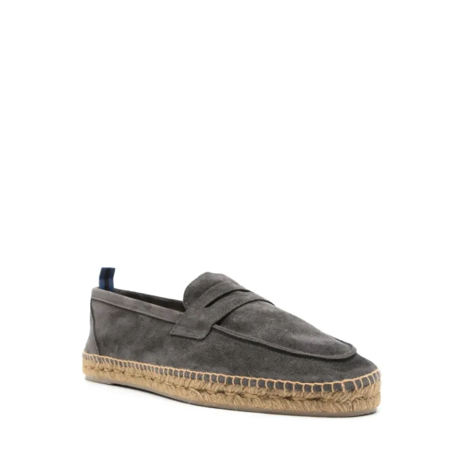 Castañer Grijze Espadrilles voor Mannen SS25-Heren Espadrilles