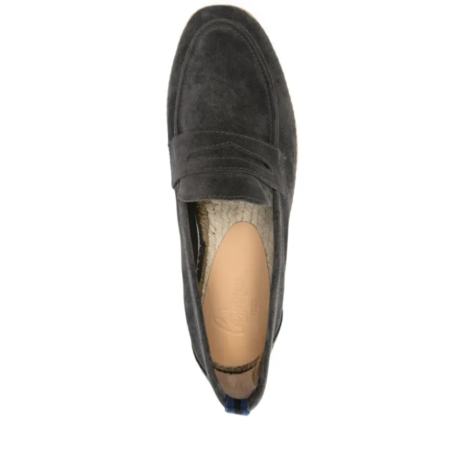 Castañer Grijze Espadrilles voor Mannen SS25-Heren Espadrilles