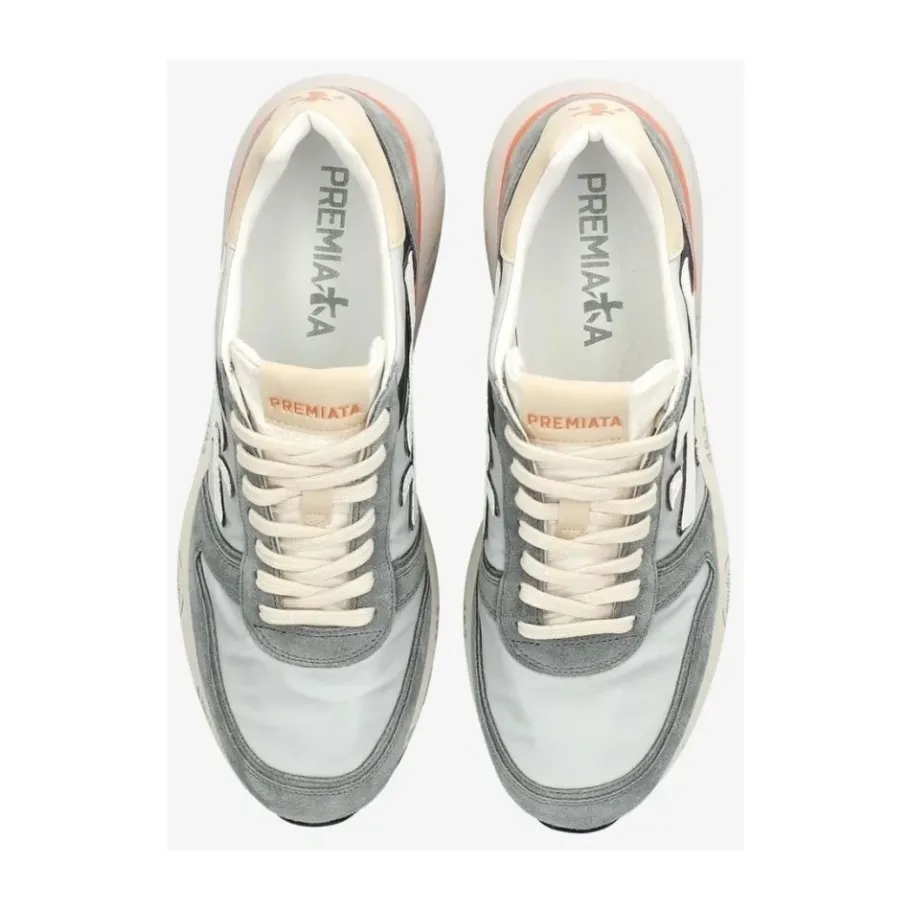 Premiata Grijze Rook Sneaker Mick 7245-Heren Sneakers