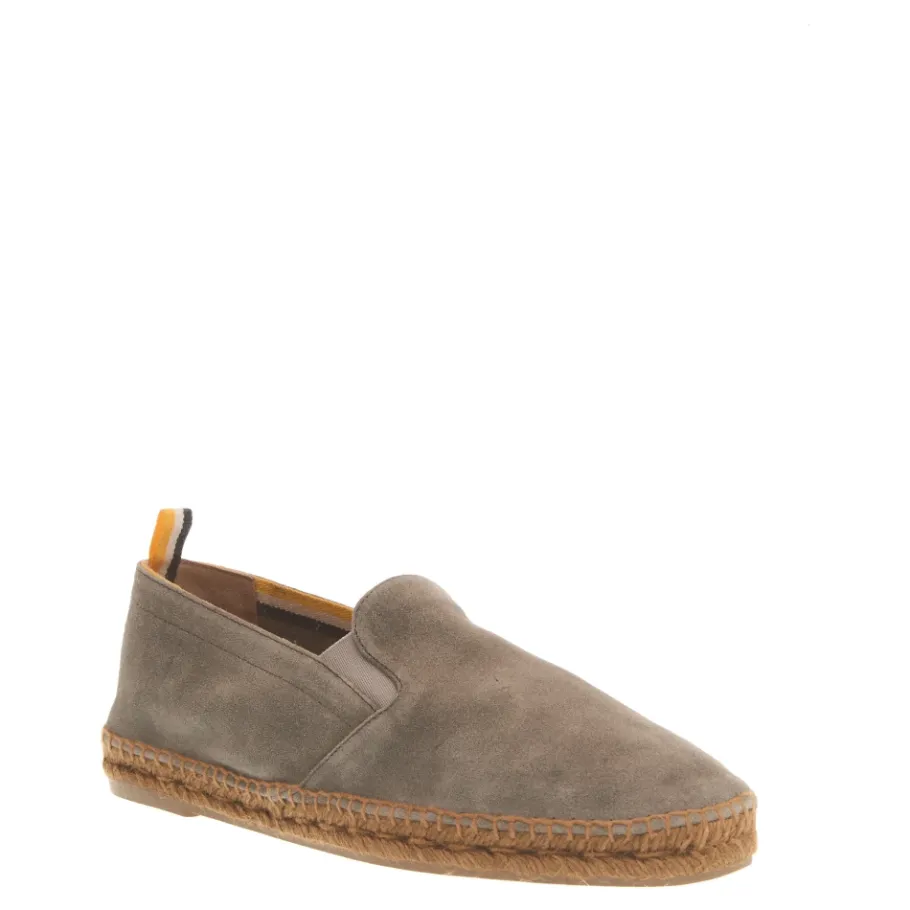 Castañer Grijze Suède Espadrilles Loafers-Heren Espadrilles