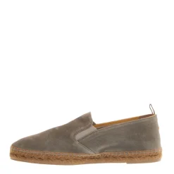 Castañer Grijze Suède Espadrilles Loafers-Heren Espadrilles