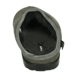 Shepherd Grijze Suède Pantoffels LUDVIG Model-Heren Pantoffels
