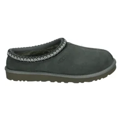 UGG Grijze Suède Pantoffels met Rubberen Zool-Heren Pantoffels