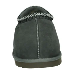 UGG Grijze Suède Pantoffels met Rubberen Zool-Heren Pantoffels