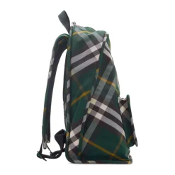 Burberry Groene Ivy Geruite Rugzak-Heren Rugzakken
