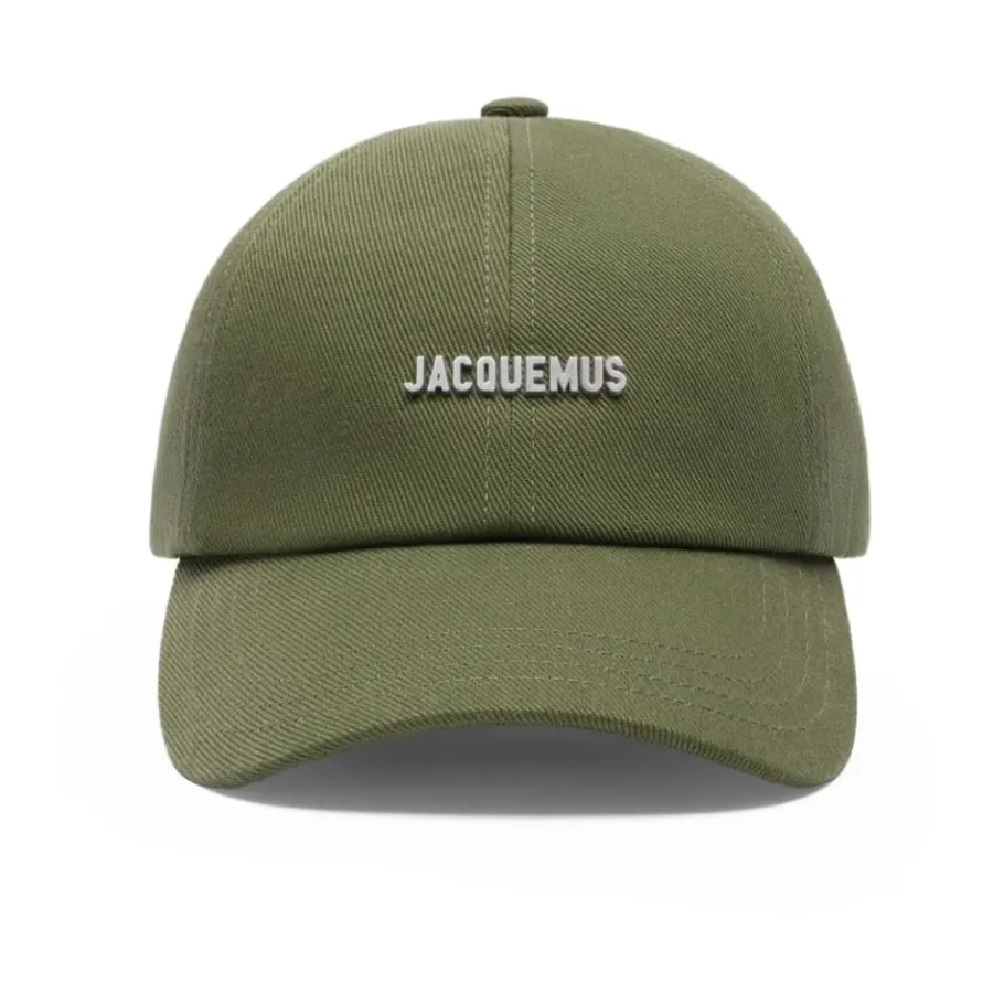 Jacquemus e Logo-Plaque Gebogen Rand Hoed-Heren Petten