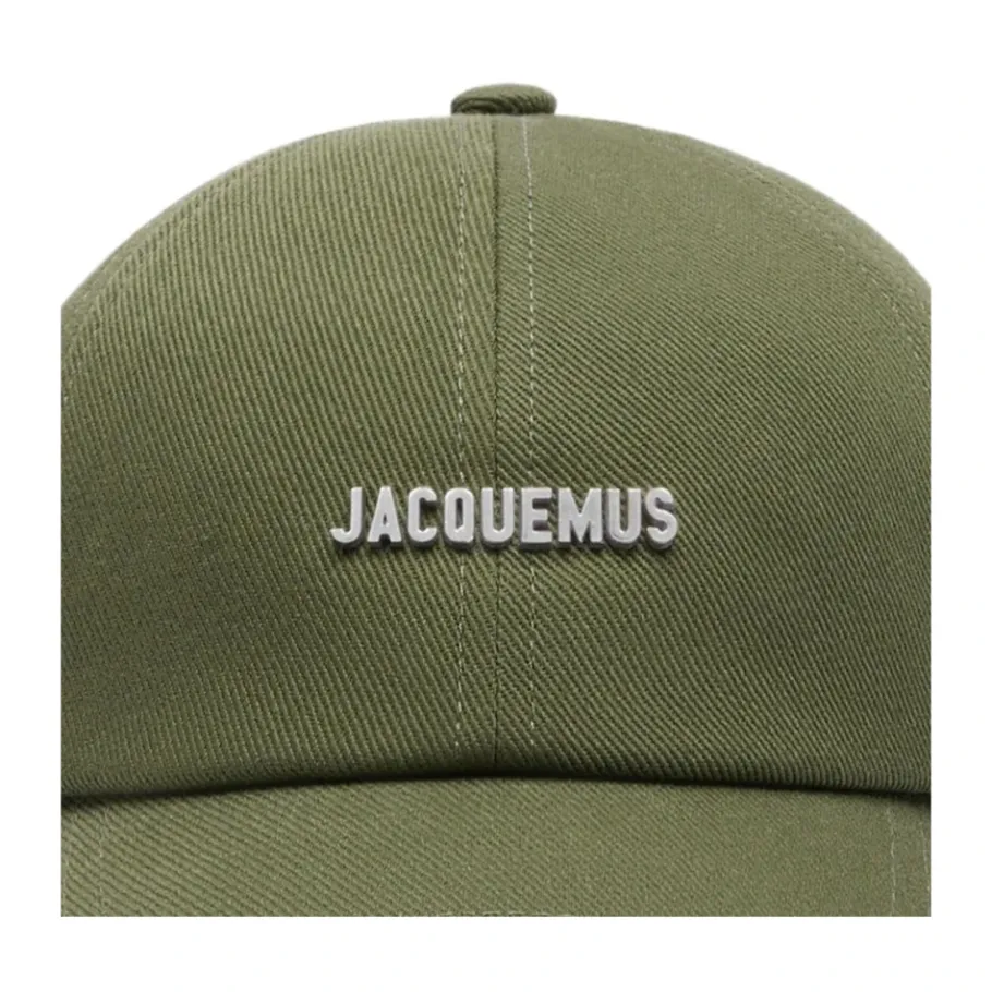 Jacquemus e Logo-Plaque Gebogen Rand Hoed-Heren Petten