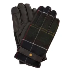 Barbour e Waterdichte Leren Wol Handschoenen-Heren Handschoenen