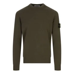 Stone Island e Wollen Blend Stijlvolle Trui-Heren Truien & Vesten