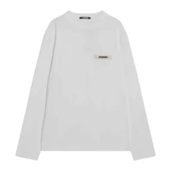 Jacquemus Gros Grain Lange Mouw T-Shirt-Heren Shirts