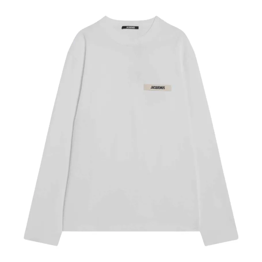 Jacquemus Gros Grain Lange Mouw T-Shirt-Heren Shirts