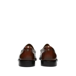 G.H. Bass & Co. Handgemaakte Leren Loafers-Heren Instappers & Slip Ons