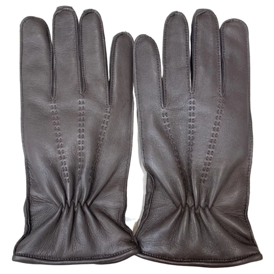 Restelli Guanti Handgemaakte Heren Elegante Leren Handschoenen-Heren Handschoenen