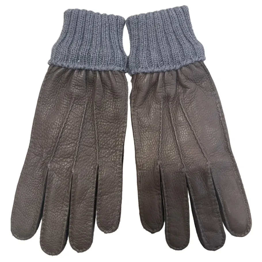 Restelli Guanti Handgemaakte Hertenleren Handschoenen-Heren Handschoenen