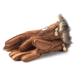 Restelli Guanti Handgemaakte Italiaanse Brandy Ski Handschoenen-Heren Handschoenen