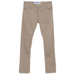 Jacob Cohën Handgemaakte katoen/lyocell broek-Heren Broeken