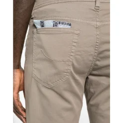 Jacob Cohën Handgemaakte katoen/lyocell broek-Heren Broeken