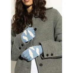 Moschino Handschoenen met een logopatch-Heren Handschoenen