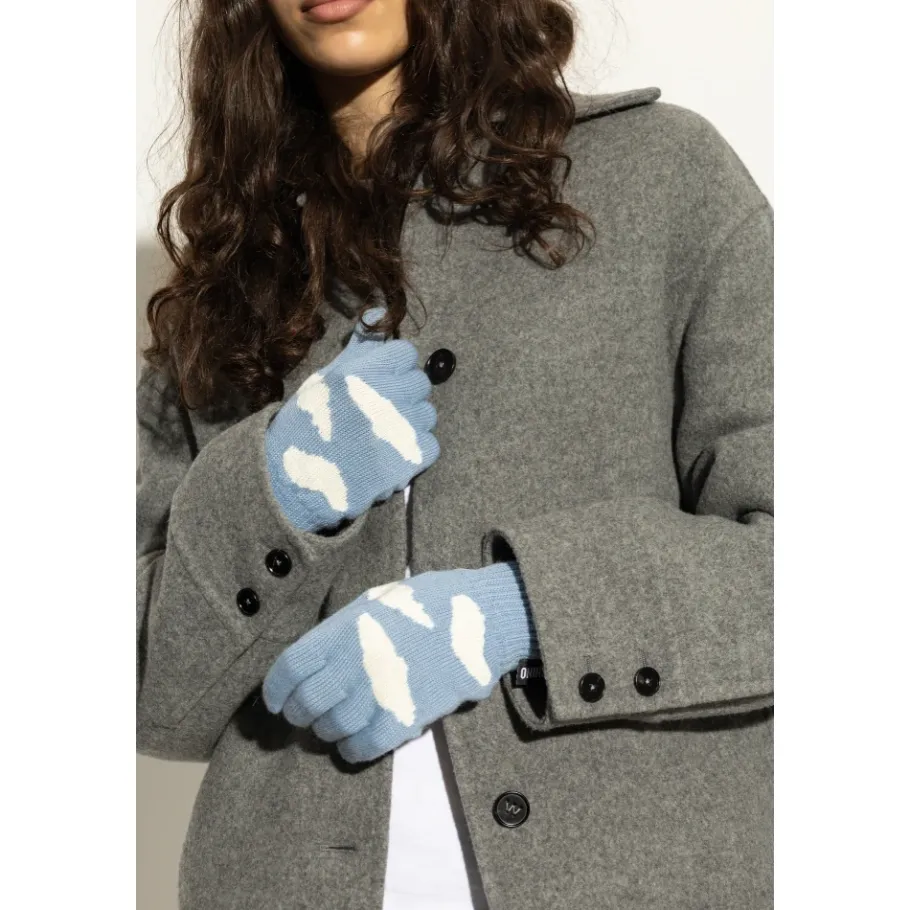 Moschino Handschoenen met een logopatch-Heren Handschoenen