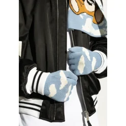 Moschino Handschoenen met een logopatch-Heren Handschoenen