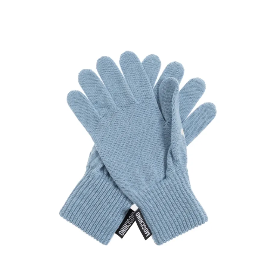 Moschino Handschoenen met een logopatch-Heren Handschoenen