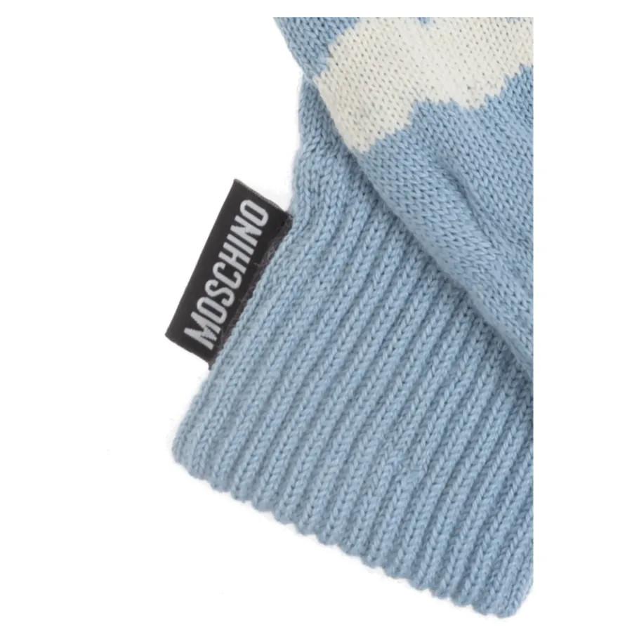 Moschino Handschoenen met een logopatch-Heren Handschoenen