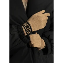 Moschino Handschoenen met lurex draad-Heren Handschoenen