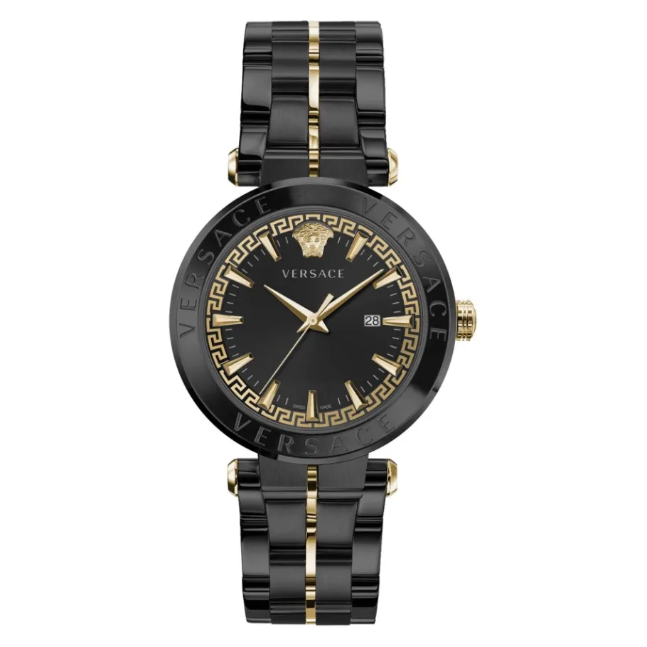 Versace Heren AION Roestvrijstalen Armbandhorloge-Heren Horloges