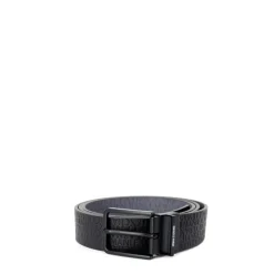 Armani Exchange Heren Bedrukte Leren Riem-Heren Riemen