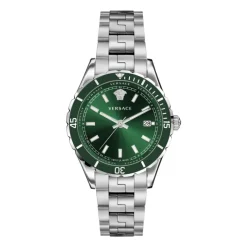 Versace Heren HELLENYIUM Horloge Groene Wijzerplaat-Heren Horloges
