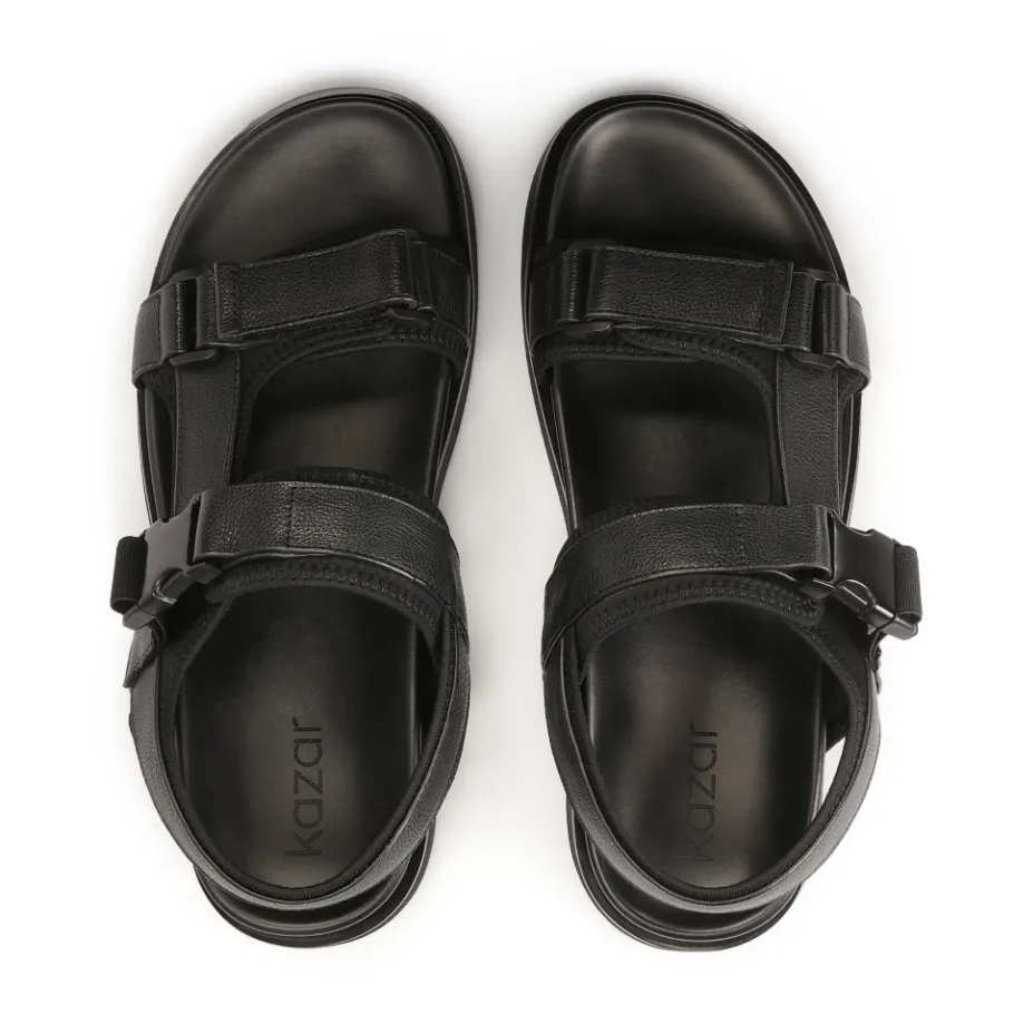 Kazar Heren leren sandalen met verstelbare banden-Heren Sandalen