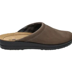 Rohde Heren Pantoffels Nubuck Rubberen Zool-Heren Pantoffels