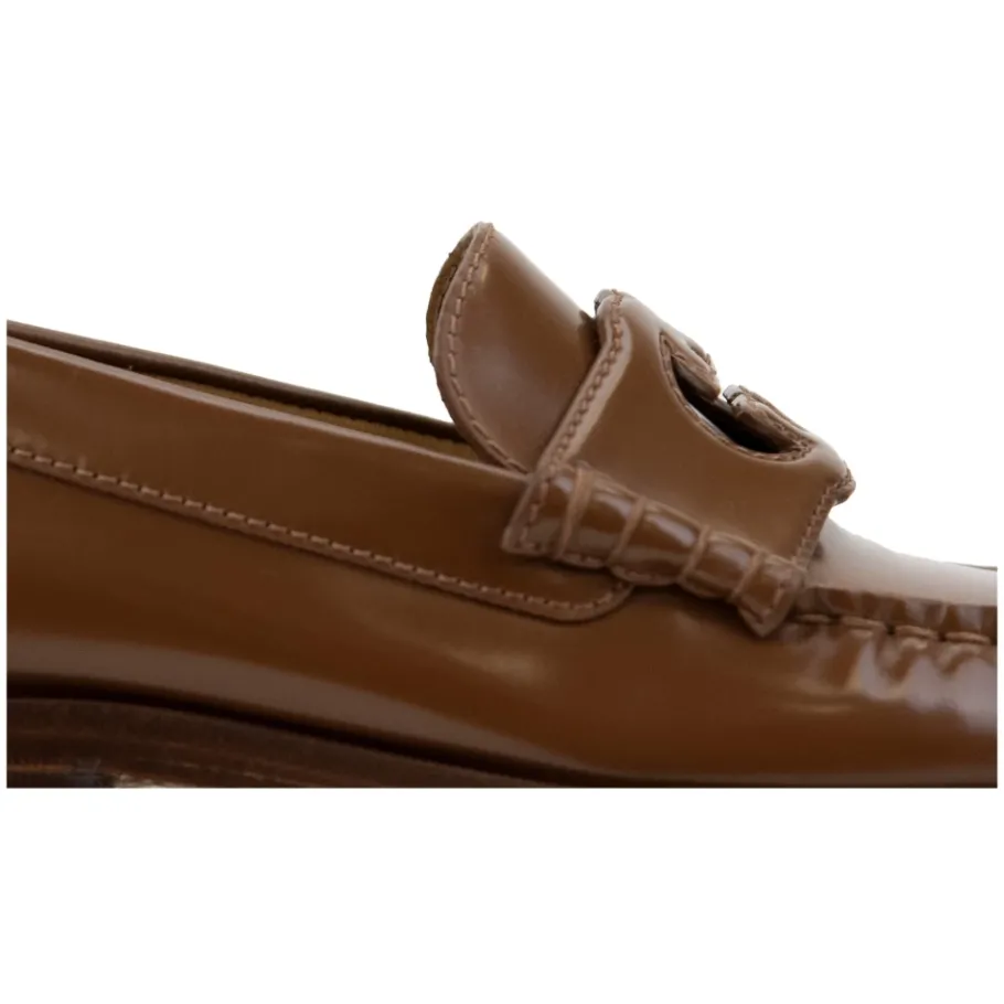 Gucci Heren Slip-On Leren Loafers-Heren Instappers & Slip Ons