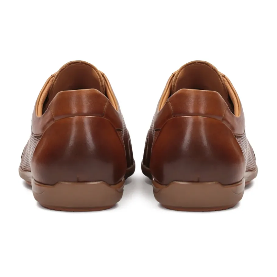 Kazar Heren suède casual schoenen met een gelaagd bovenwerk-Heren Nette Schoenen