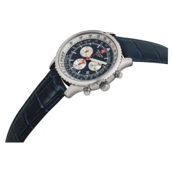 Swiss Alpine Military Herenhorloge 45 mm lederen band 7078.9535-Heren Horloges