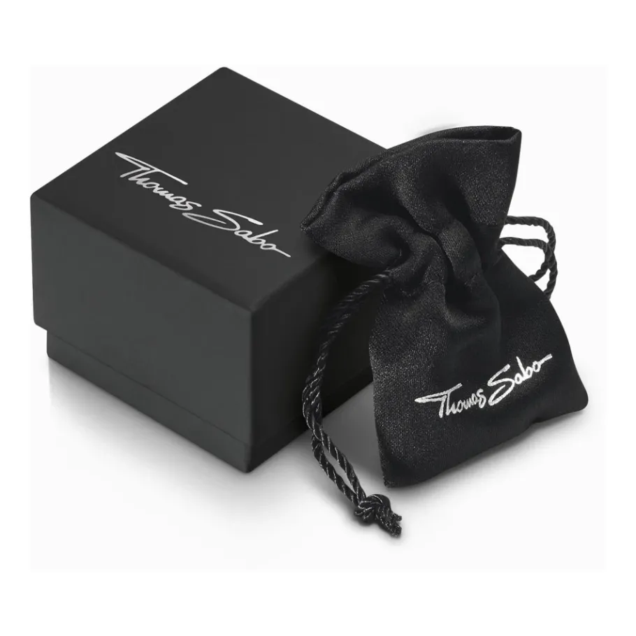 THOMAS SABO Herenhorloge Rebel at heart 46 mm Leren Armband WA0312-203-203-46 MM-Heren Horloges