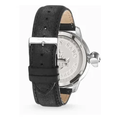 THOMAS SABO Herenhorloge REBEL WITH KARMA 46 mm Leren Band WA0296-218-203-46 MM-Heren Horloges