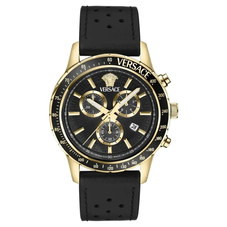 Versace Herenhorloge Sport Chrono Goud VEZCA0224-Heren Horloges