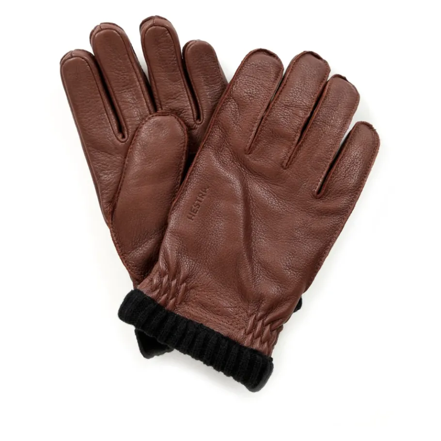 Hestra Hertenleren handschoenen met fleecevoering-Heren Handschoenen