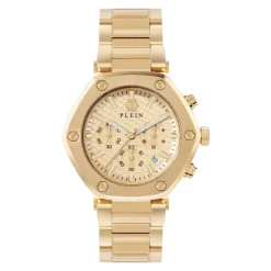 Philipp Plein Hexagon Chrono Gouden Horloge-Heren Horloges