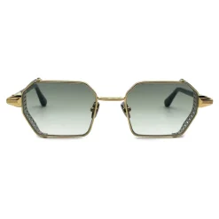 John Dalia Hexagonaal Gouden Zonnebril-Heren Zonnebrillen